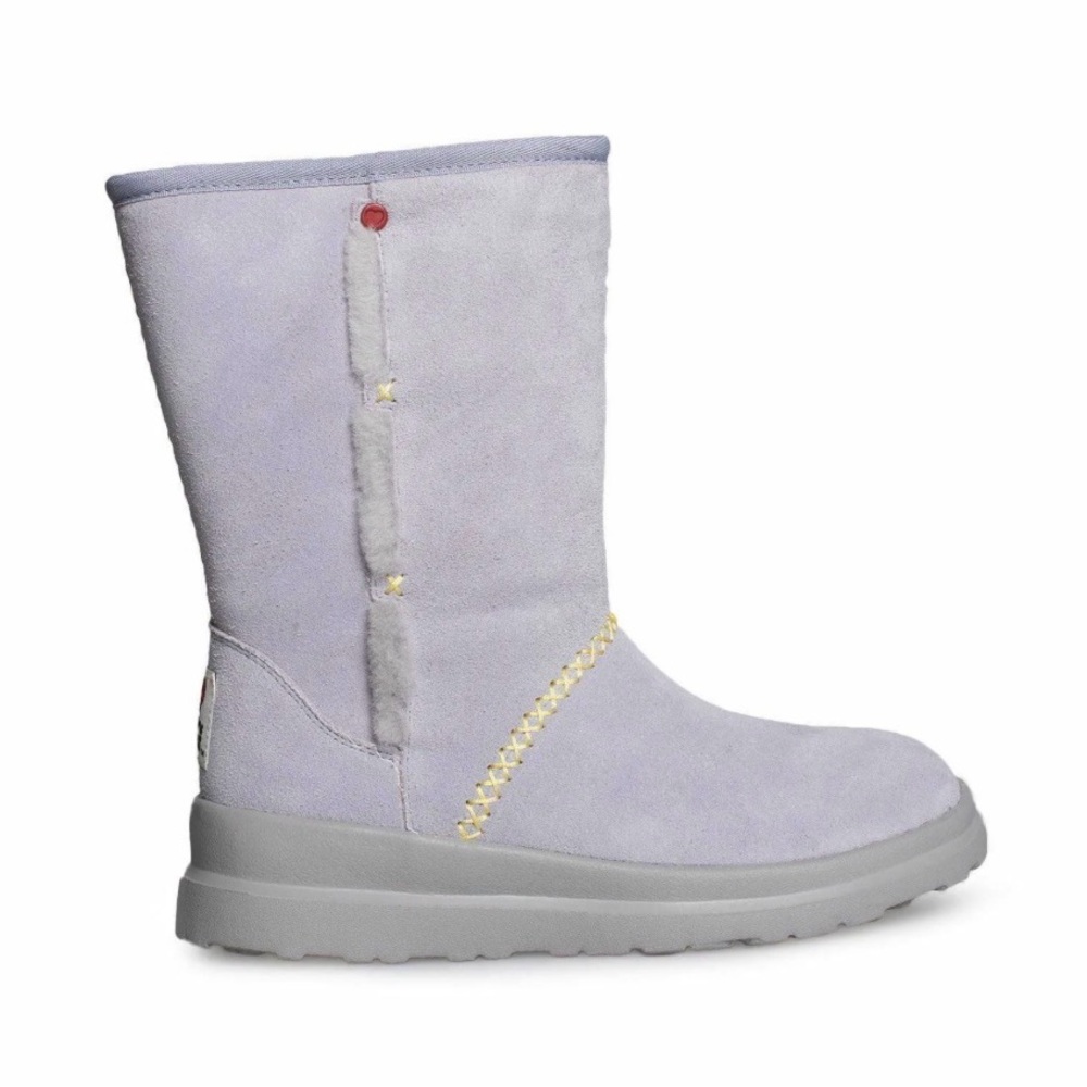 UGG Size 6 I Heart UGG Kisses Grey Suede Boots